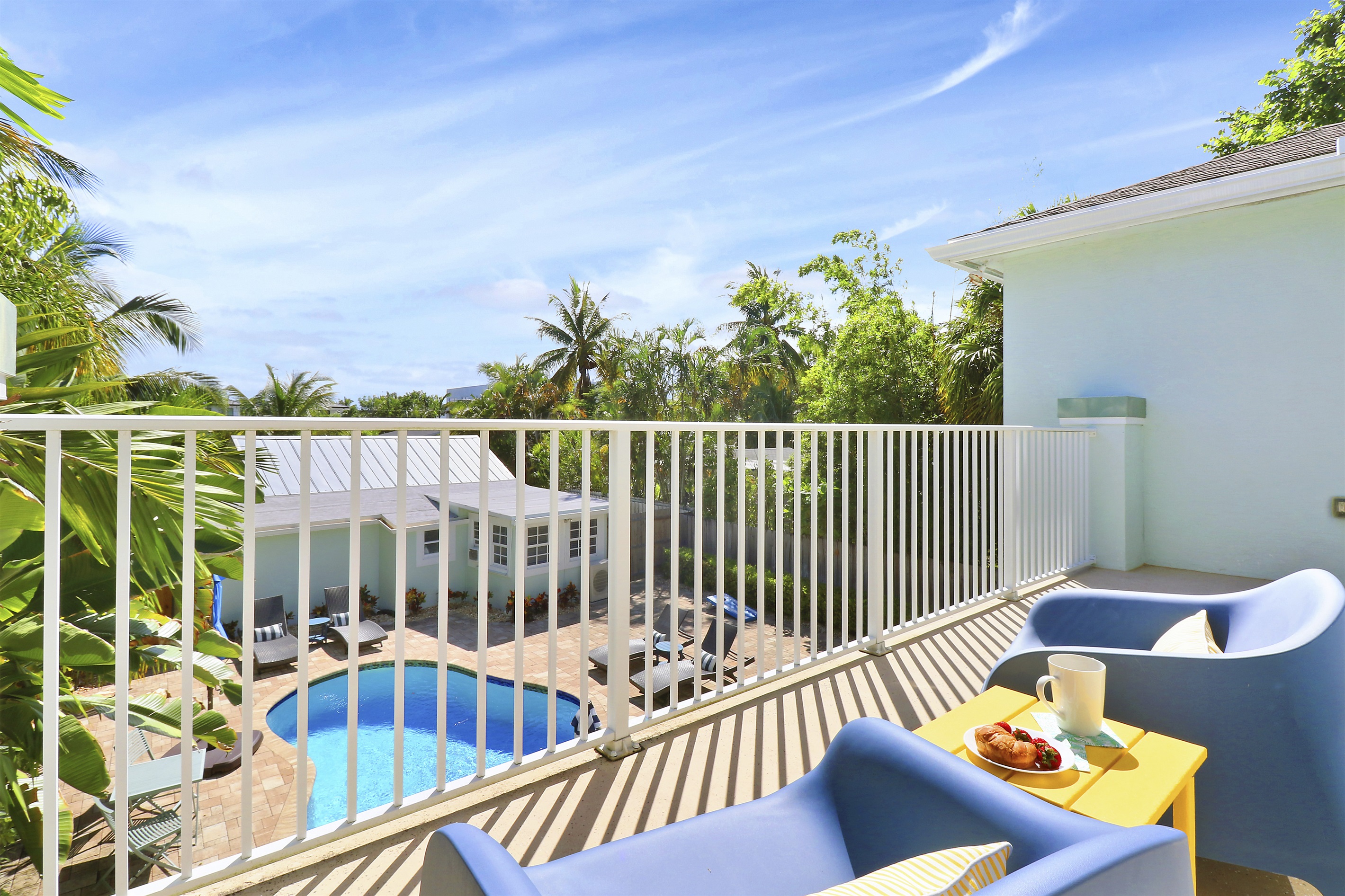 Morning coffee, all day sunshine with south expsure