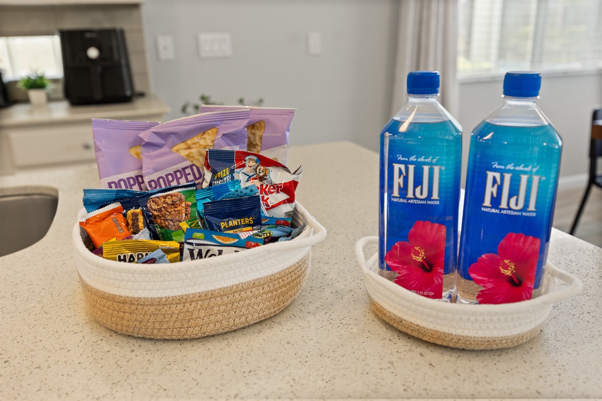 Your welcome basket to enjoy your stay with all your senses