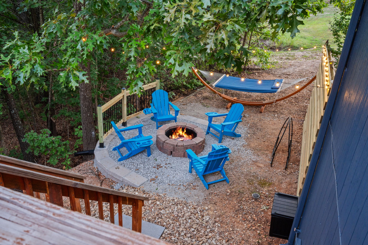 Fire Pit + Hammock = Perfect Evenings
