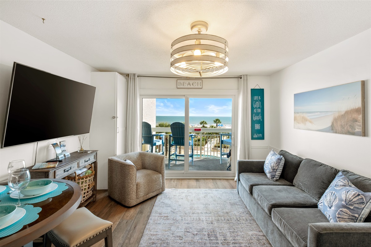 ocean view kitchen Breakers 324 Hilton Head SC 