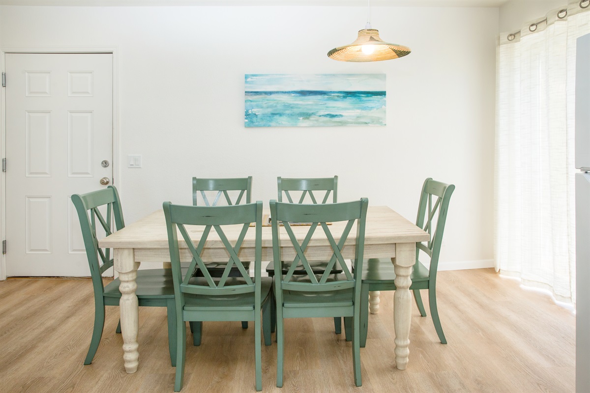 Dining area of Unit 1