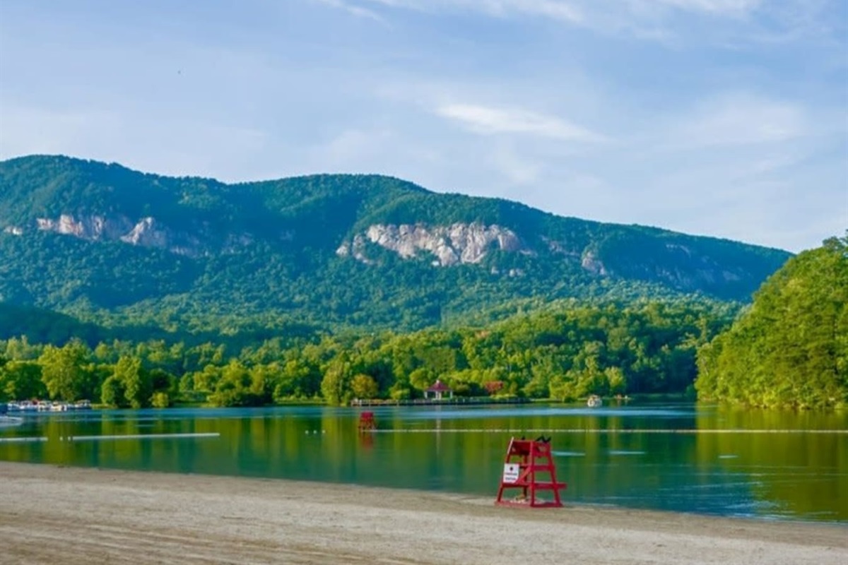 Lake Lure Beach and childrens water park- minutes away. Open May 2026