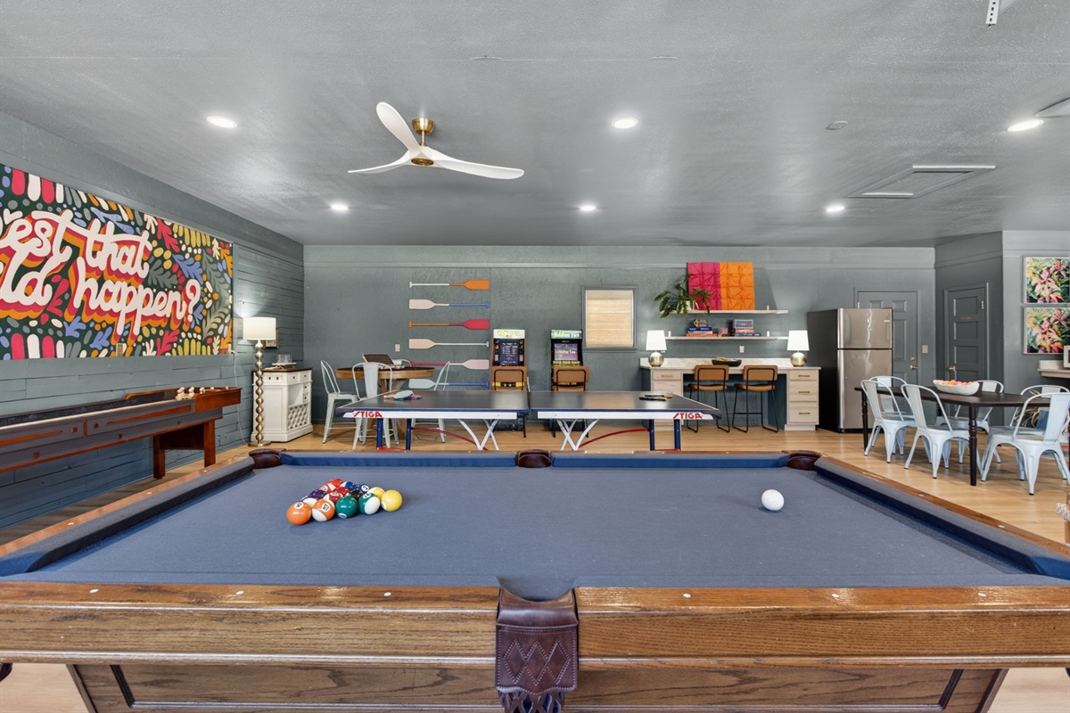 Game Room Pool Table 