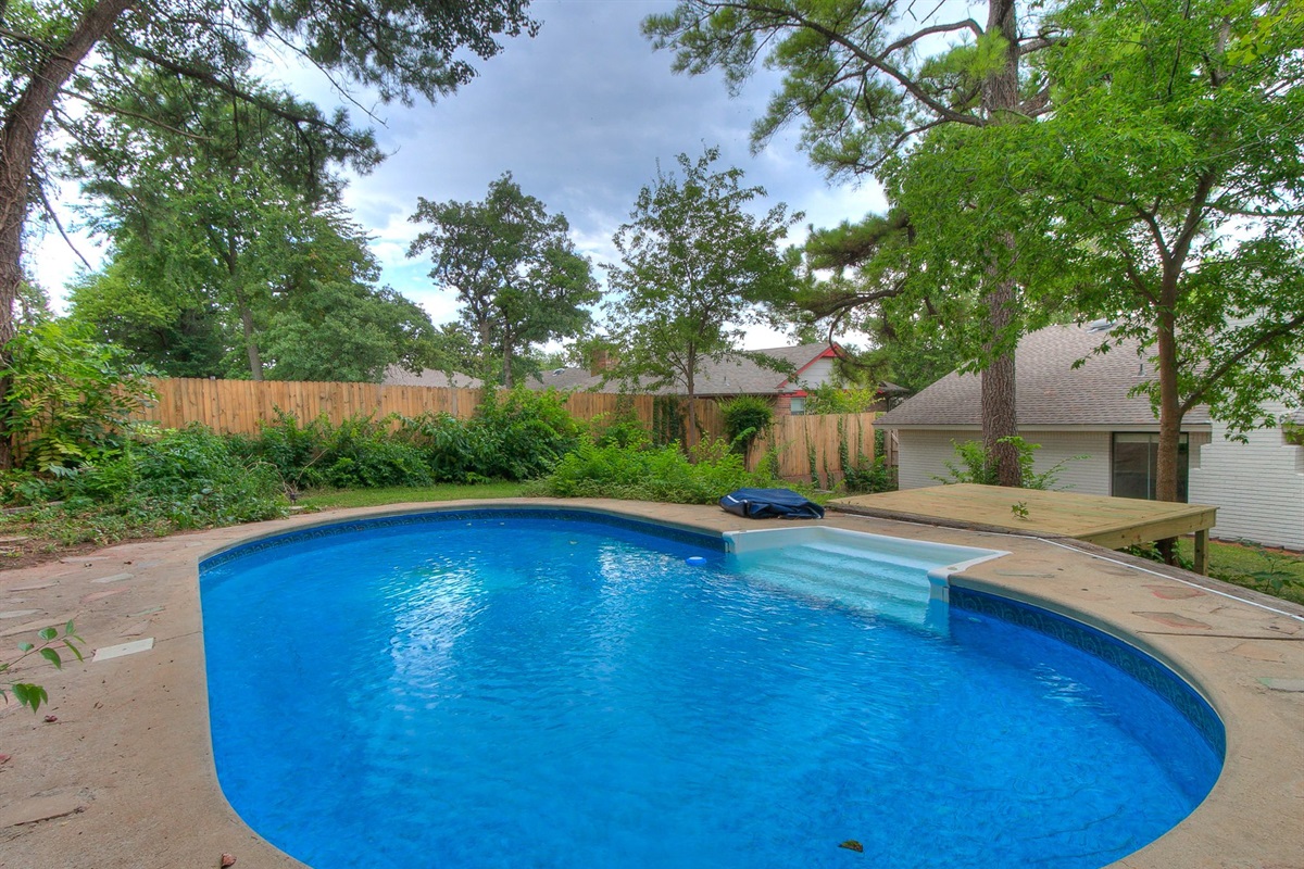 Backyard with Private Pool