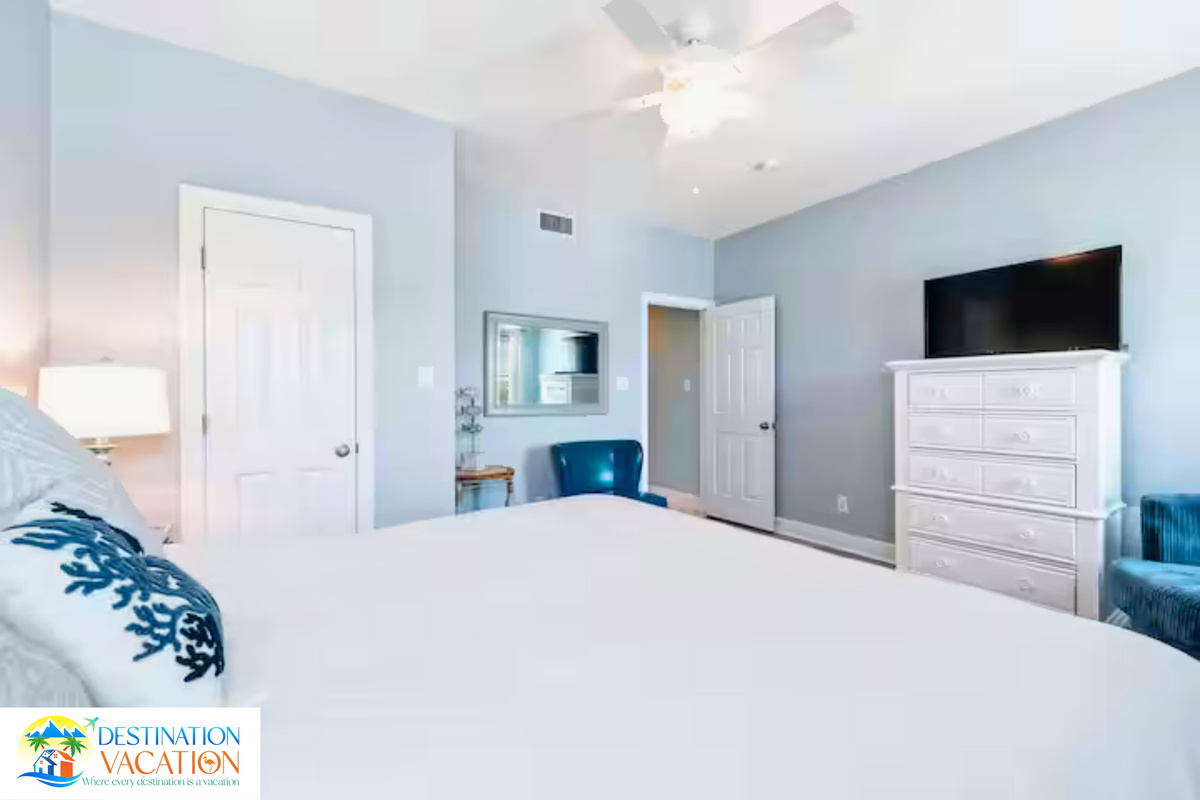 A tranquil bedroom sanctuary designed for restful stays.