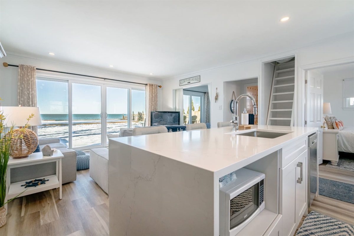 Open Concept kitchen/Living