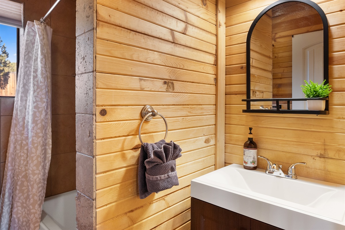 Relax and Refresh: Spa-Like Bathroom Retreat with Shower/Tub Combo