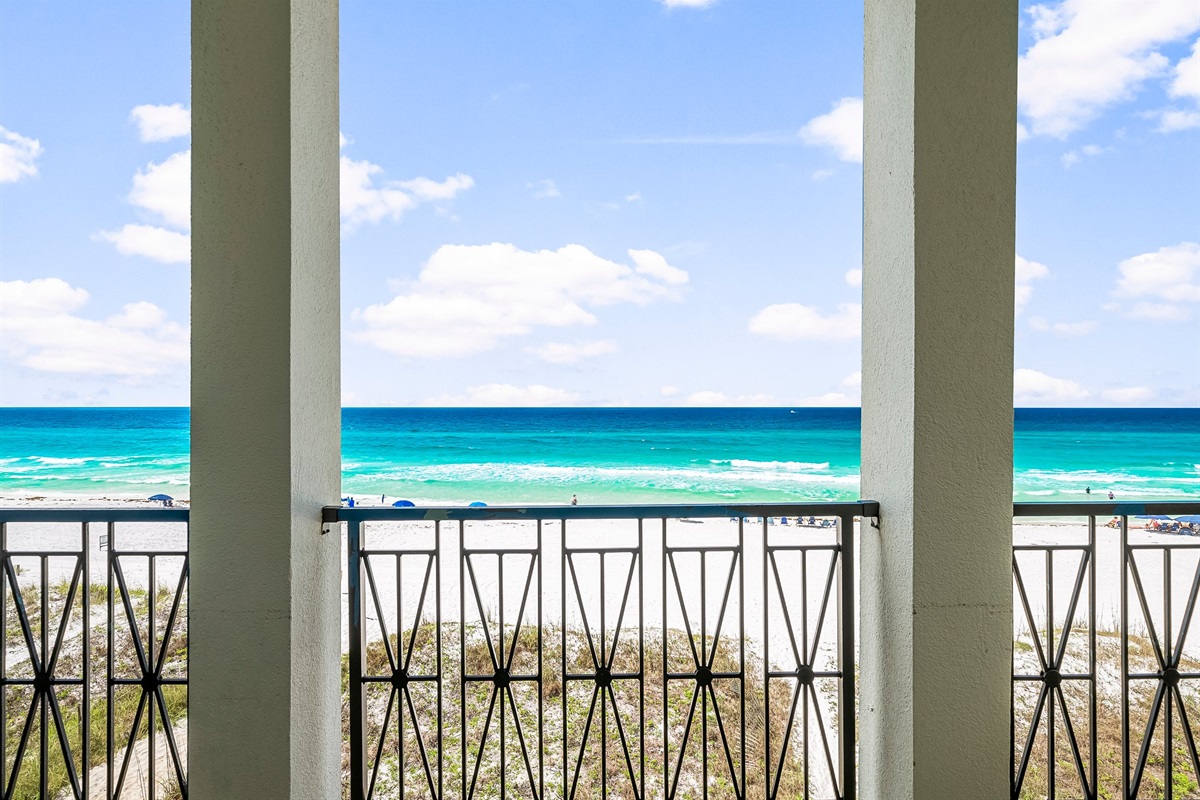 Relax, Listen and Soak in those Beach and Gulf Views!