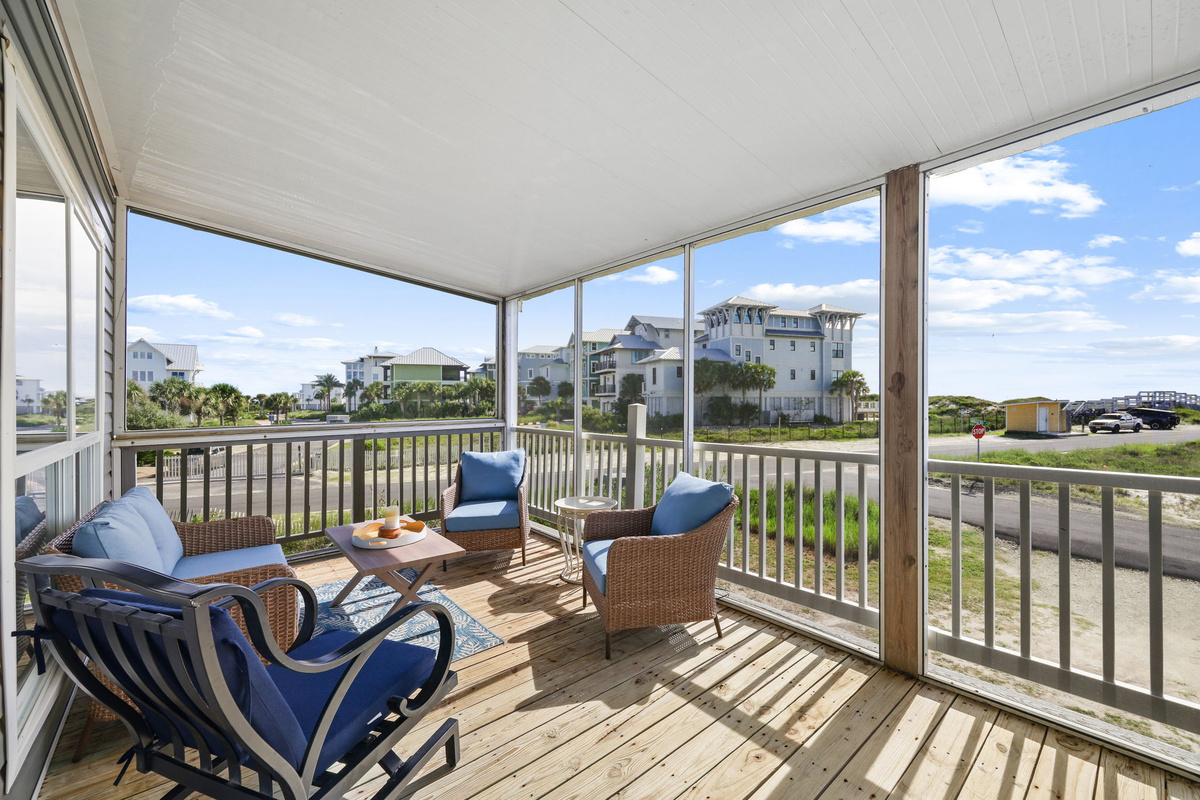 Main Deck off Living Room and Kitchen