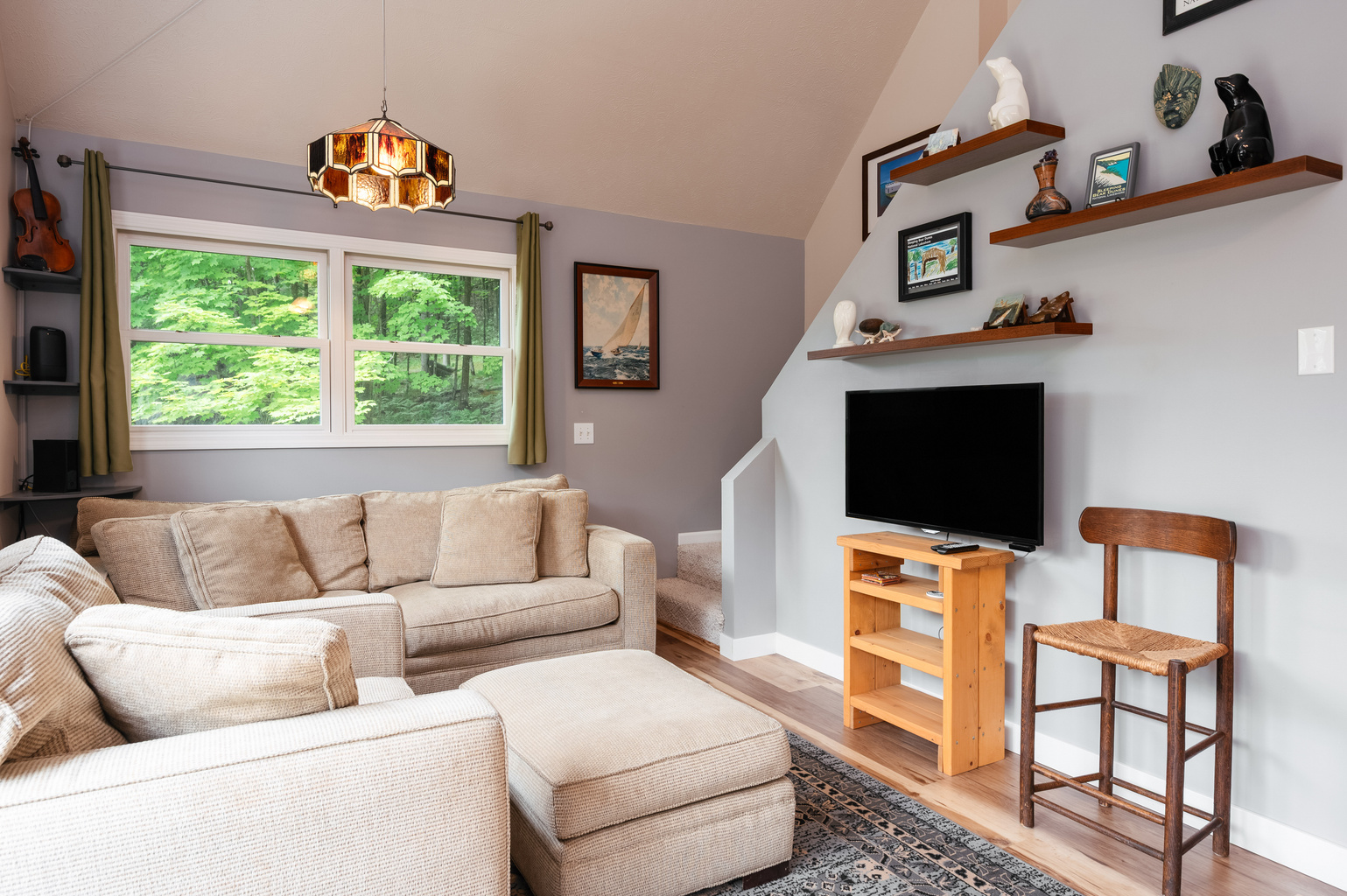 Bright Open-Concept Living Space