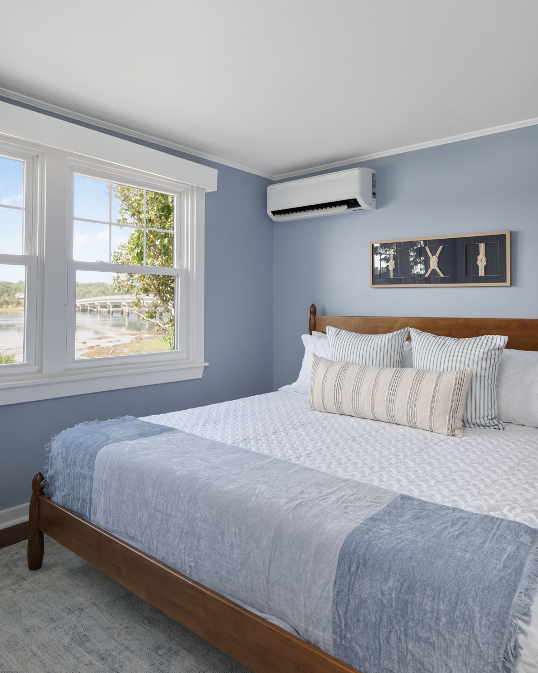  Wake up in the master as morning light hits the tidal cove — king bed, water in the windows, and nowhere you have to be for another hour.