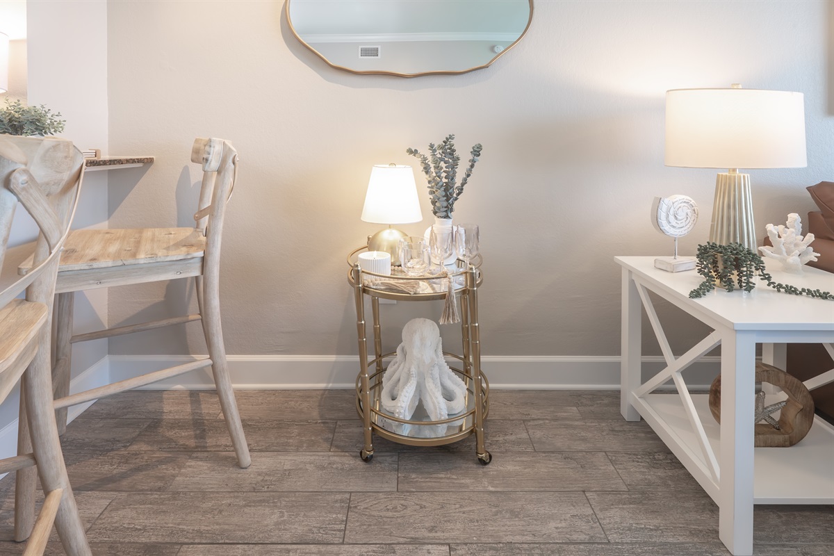 Thoughtful, coastal touches throughout. 