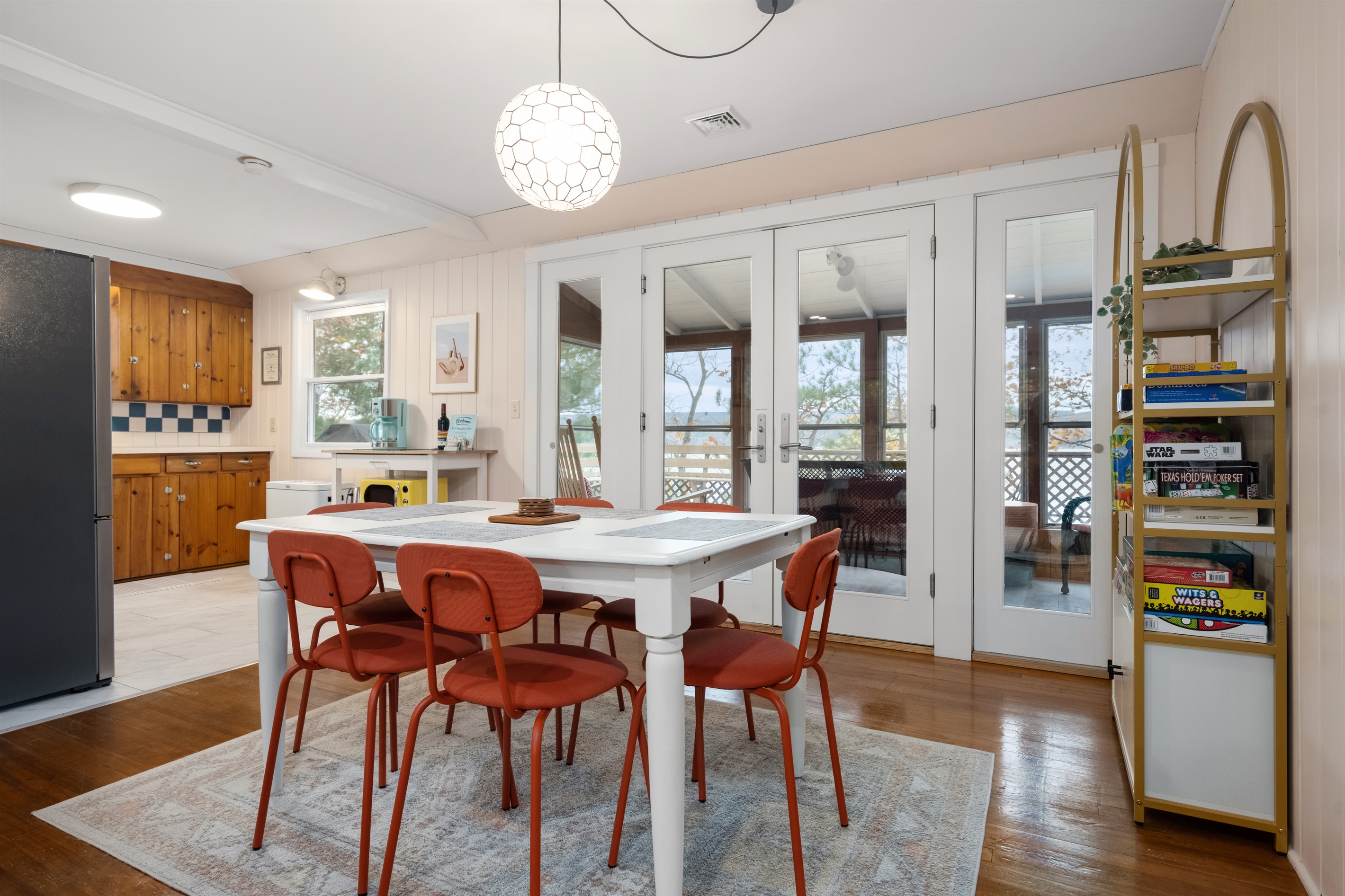 Dining Area | Full Sized Stainless Steel Appliances