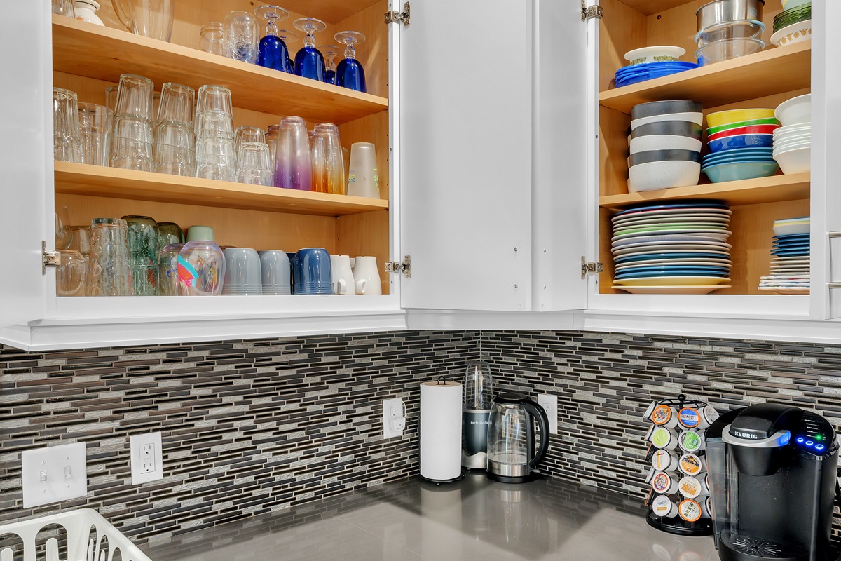 Cabinets with Dishes