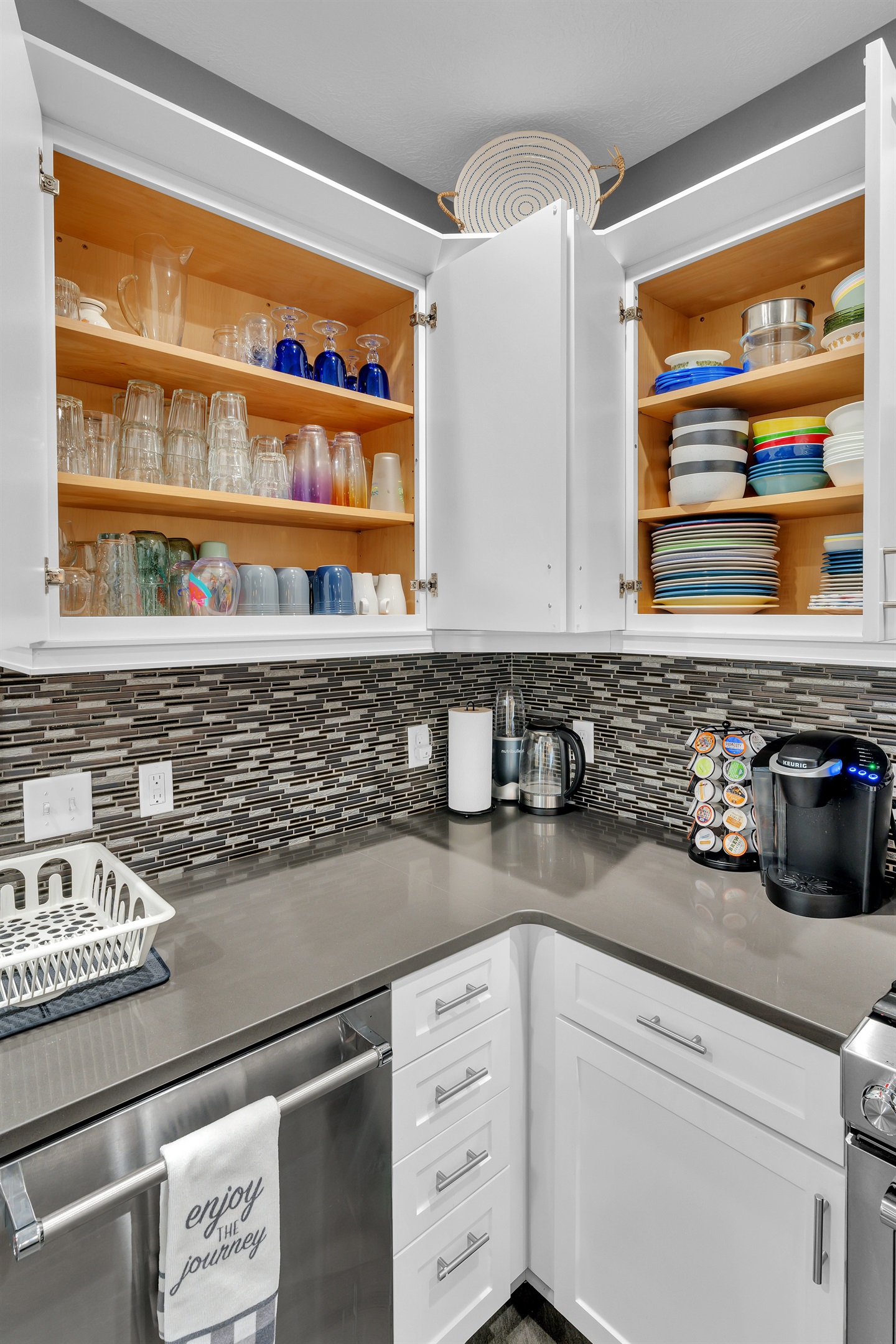 Cabinets with Dishes