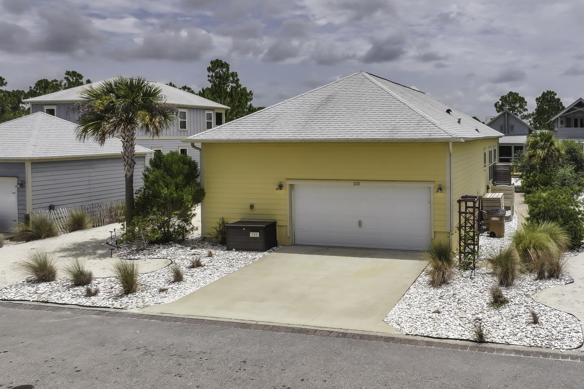 Spacious driveway provide convenient parking for 2 vehicles