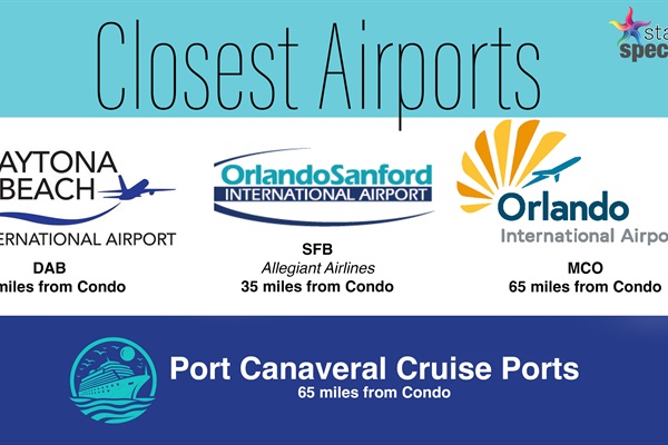 Airports and Cruise Ports Near Condo