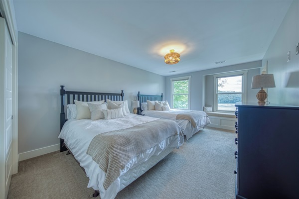 Double Queen Bedroom Located Upstairs