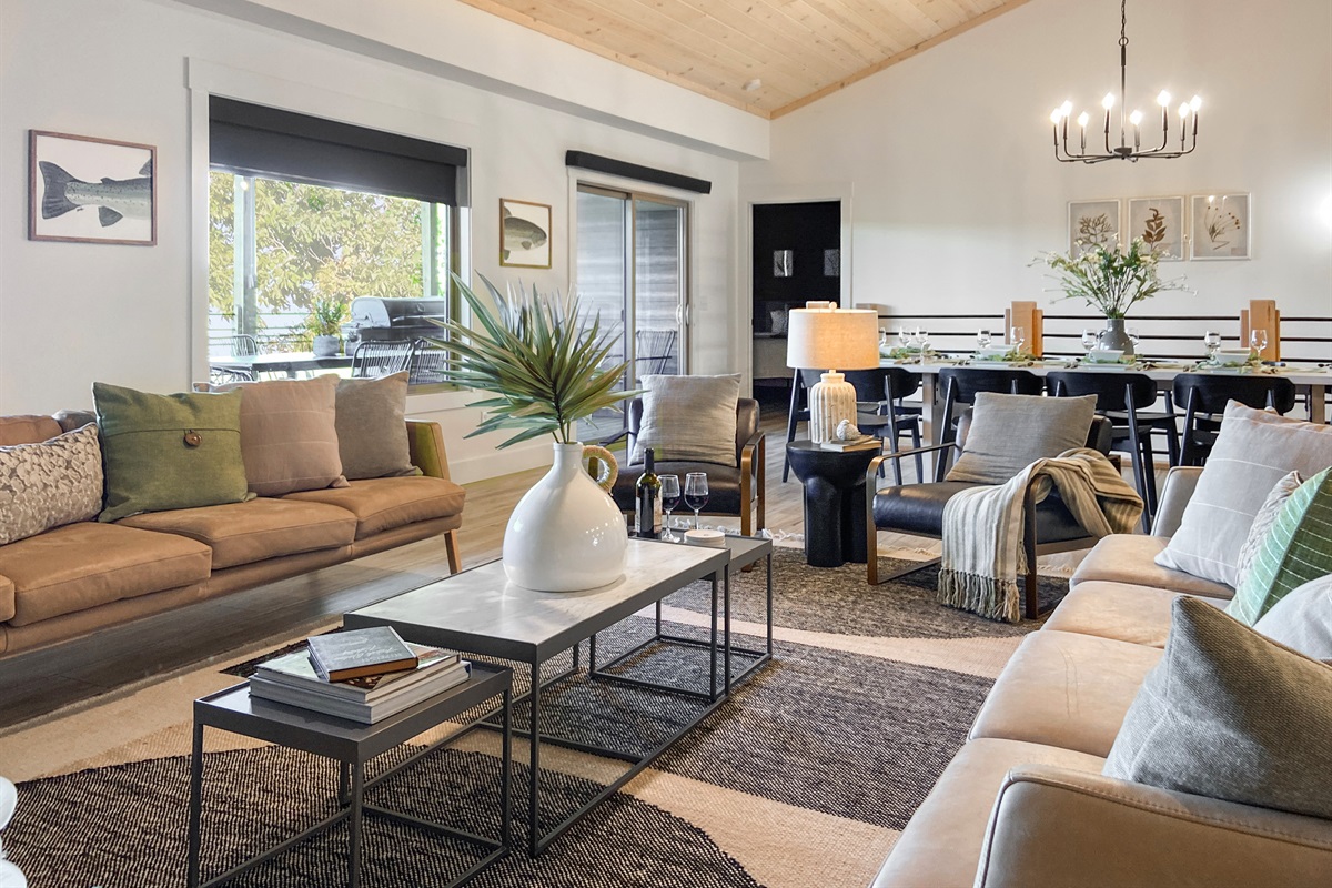 Open living area is absolutely stunning