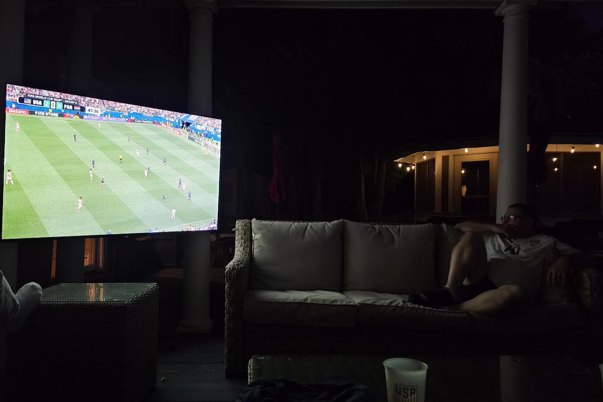 Outdoor TV- Great for Football Season!