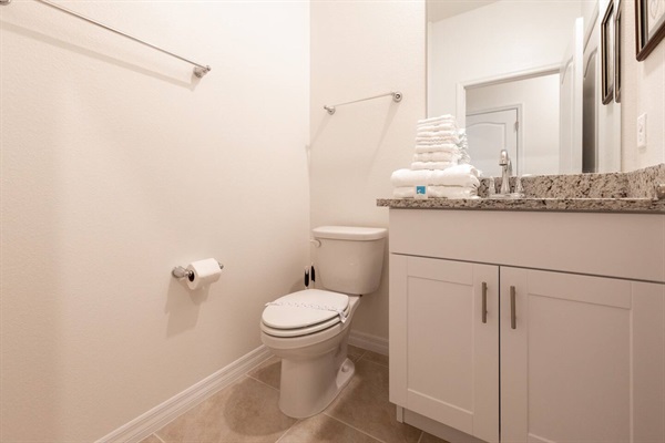 Downstairs bathroom. 