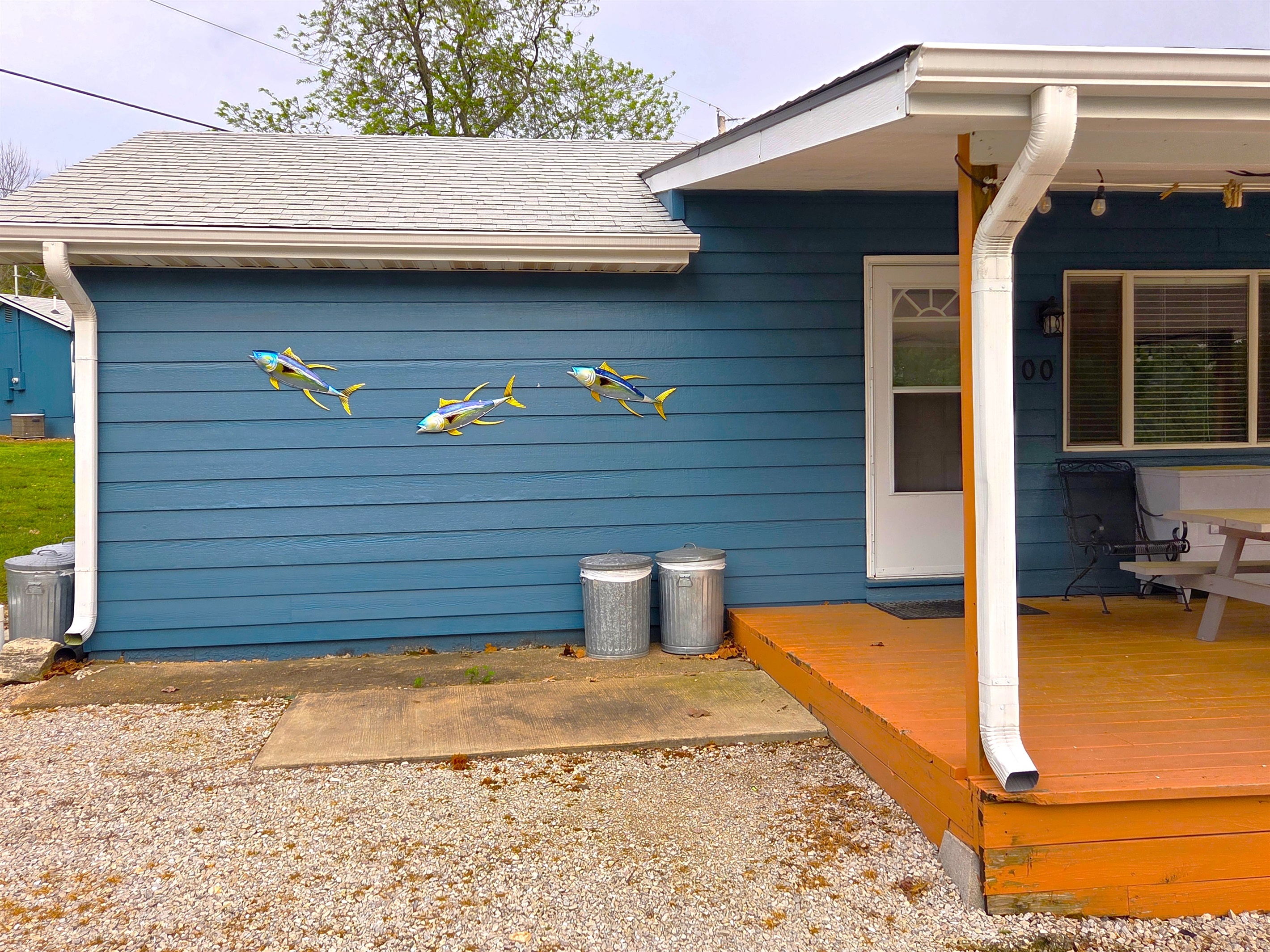 Can't refer to it as a fishing cabin without fish! Enjoy them overseeing your visit!