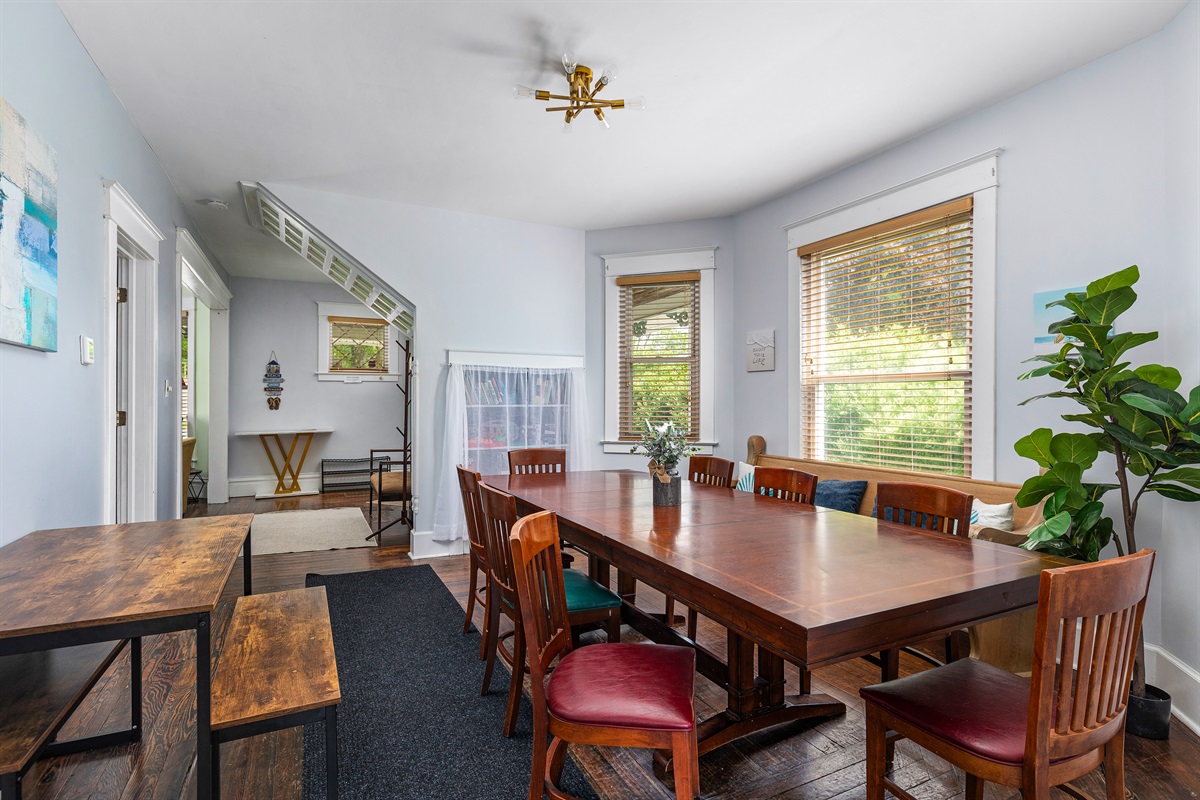 Enjoy a bright, open dining space that makes dinners and special occasions feel effortless.