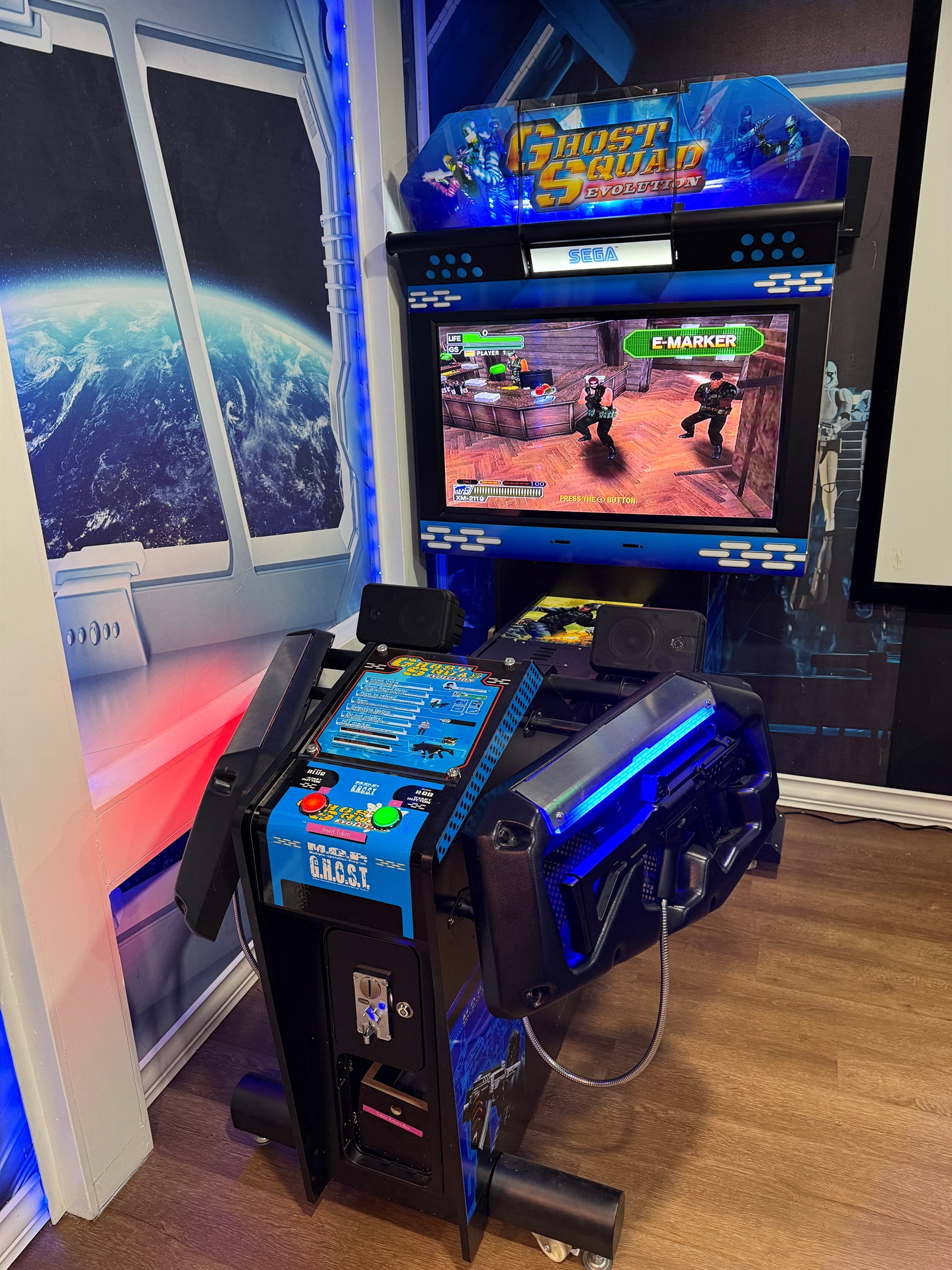 Ghost Squad Arcade Game, 2 player action!