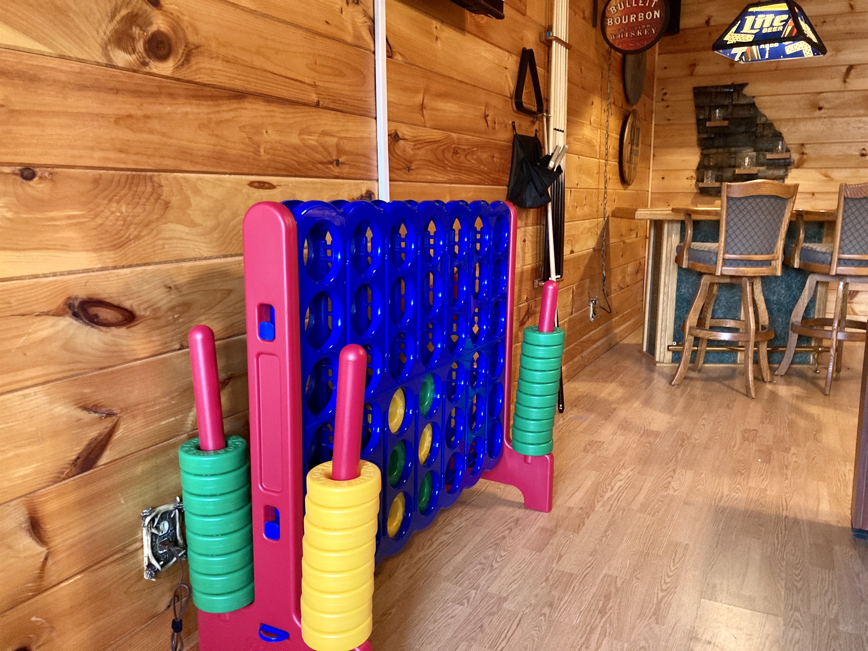 Giant Connect Four is fun for all ages!