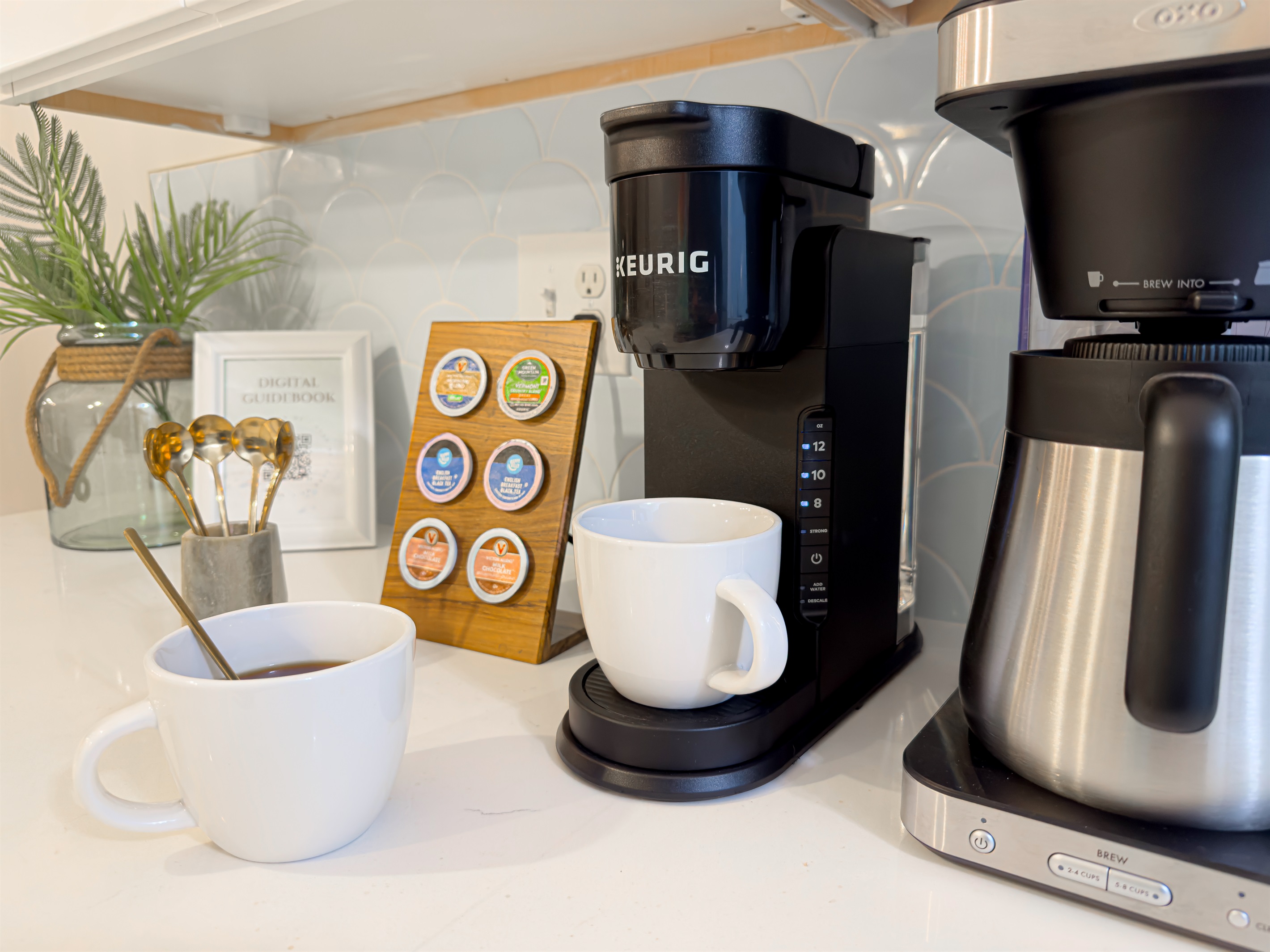 Start your morning with options, we provide both a Keurig and a classic drip coffee maker to get you ready for the beach.