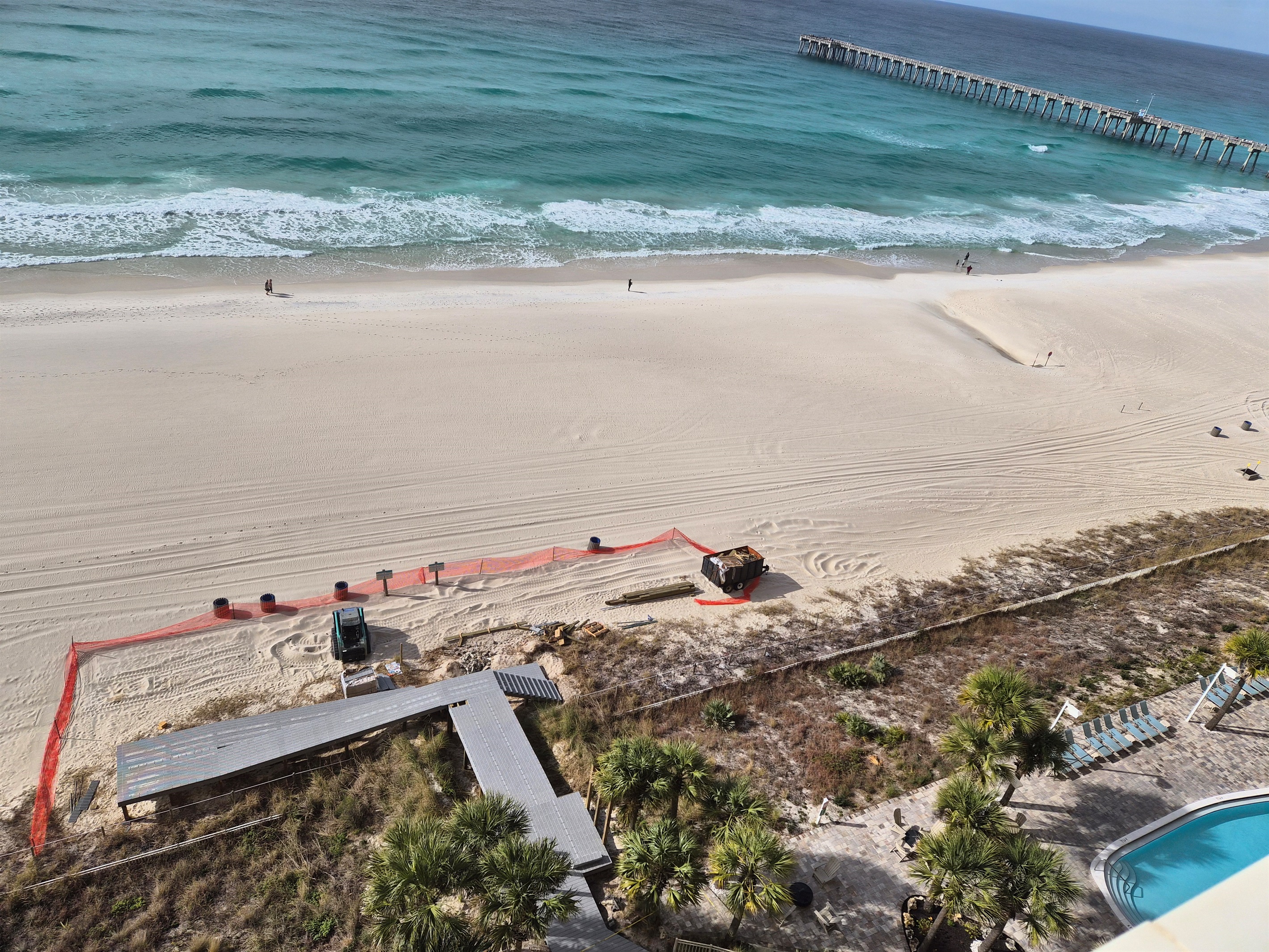 New beach ramp being built, ready February 2026