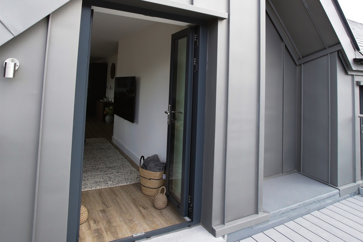 Roof terrace accessed via 3 bed apt