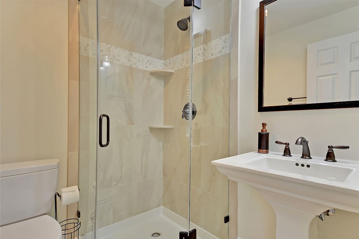 Second bathroom next to Bedrooms 3 and 4