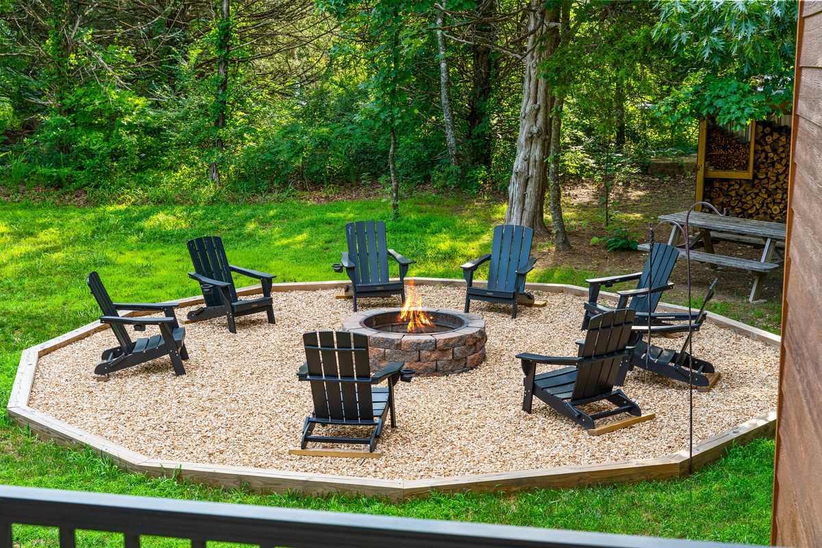 Fire Pit Area For Gathering