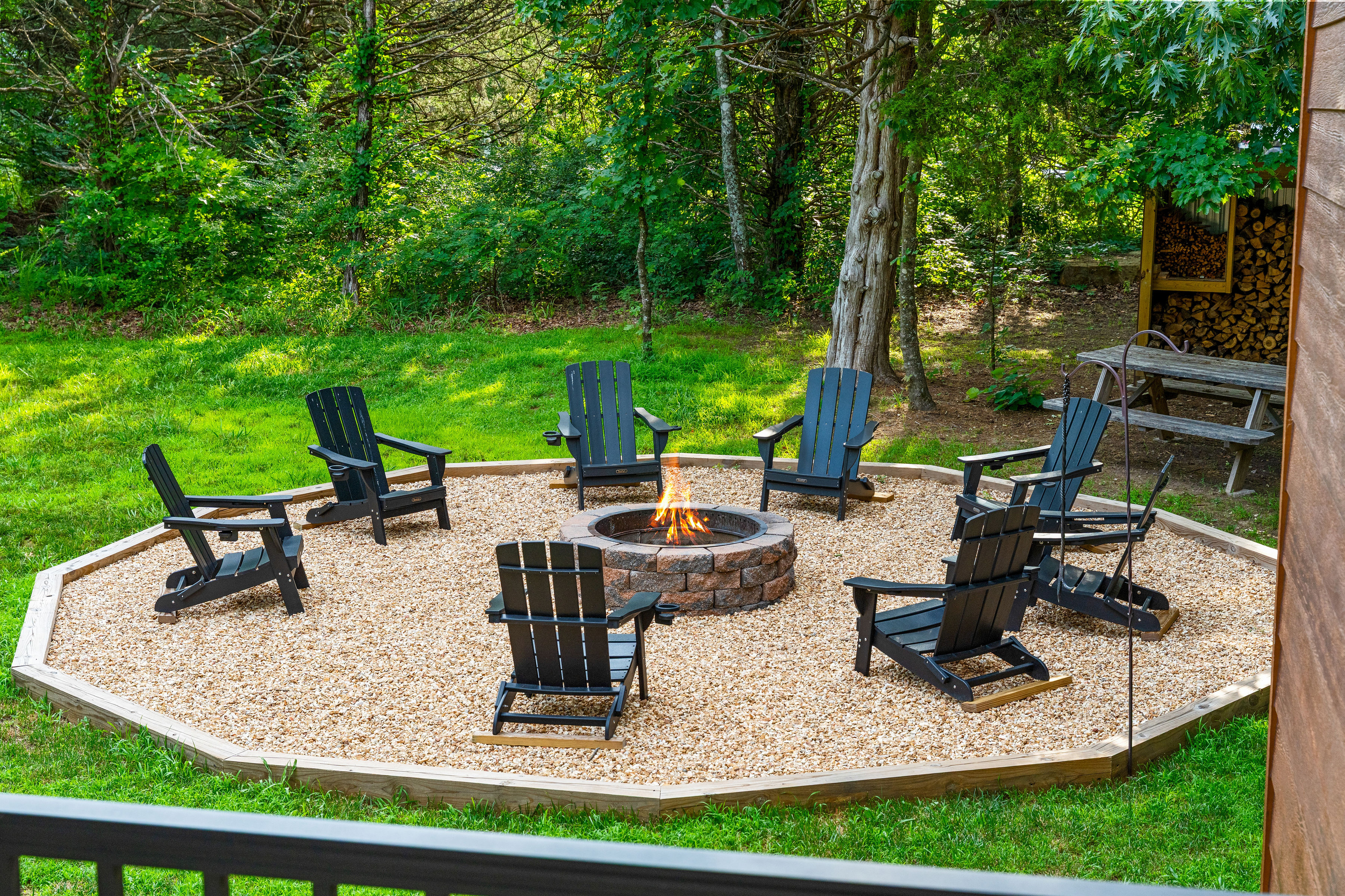 Fire Pit Area For Gathering