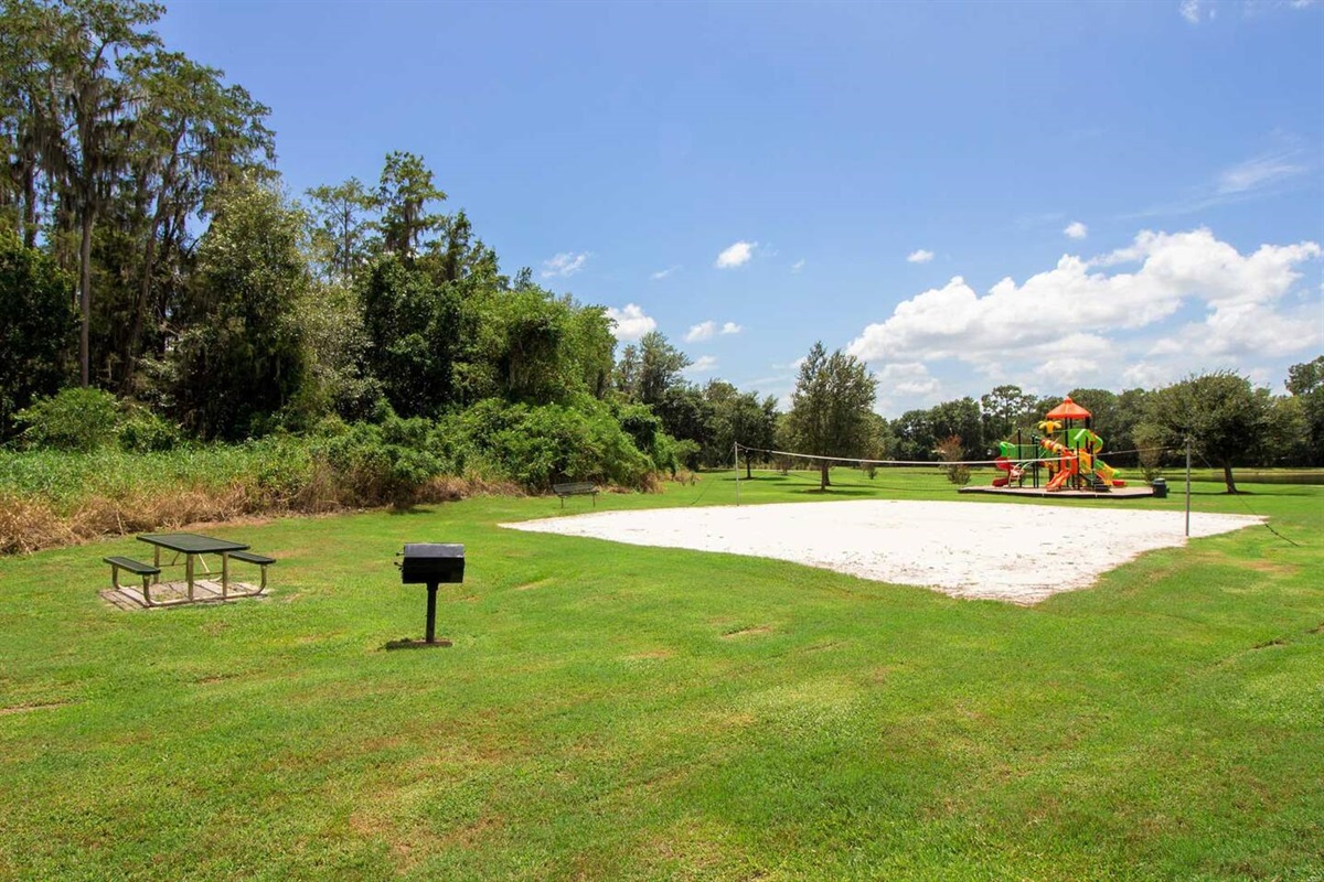 There is also a BBQ area, by the walking trail.