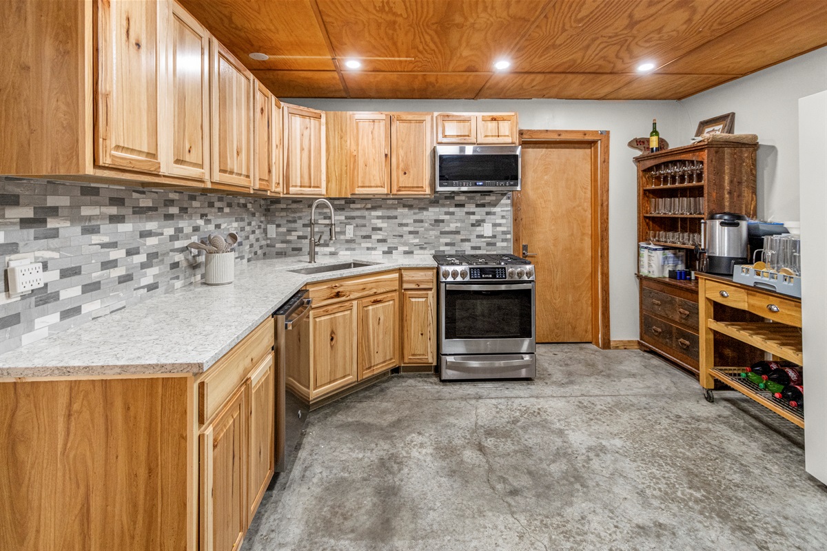 Grand hall prep kitchen