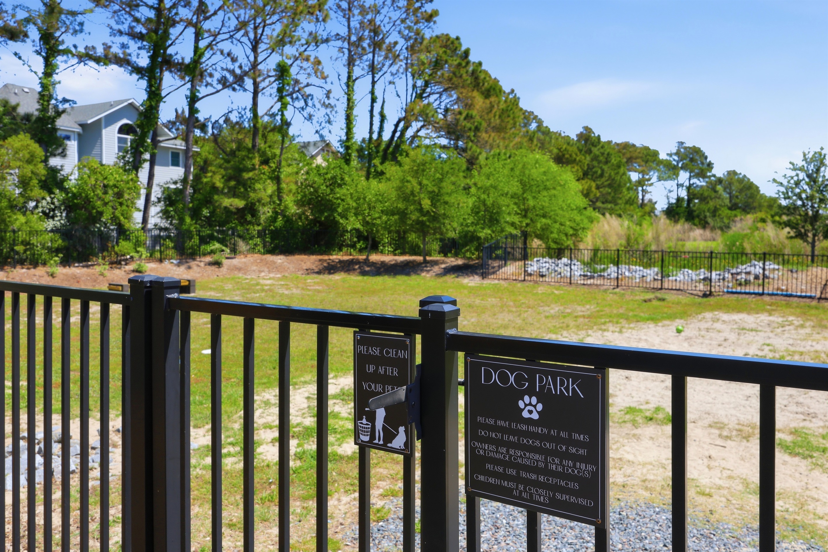 Community dog park for your furry friends