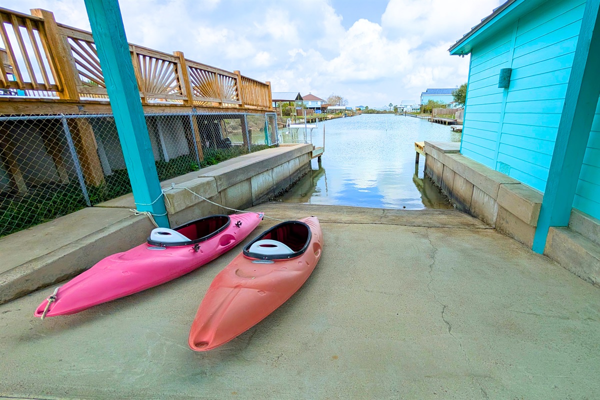 Private boat ramp, perfect for an afternoon launch!