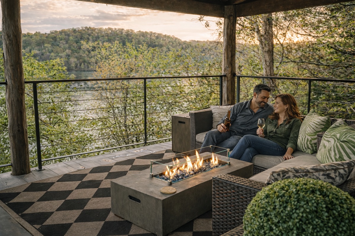 Unmatched lake views from your private cliffside retreat