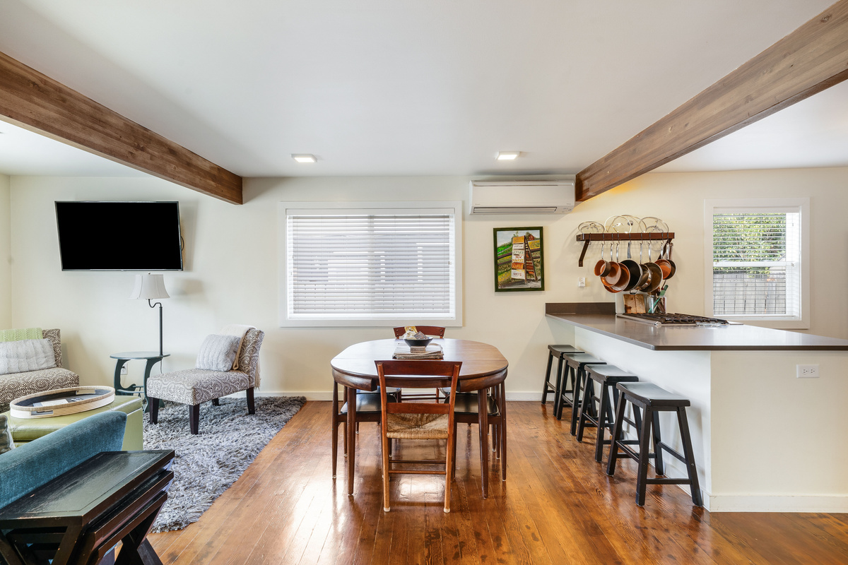 Beautiful hardwood floors throughout the home. 