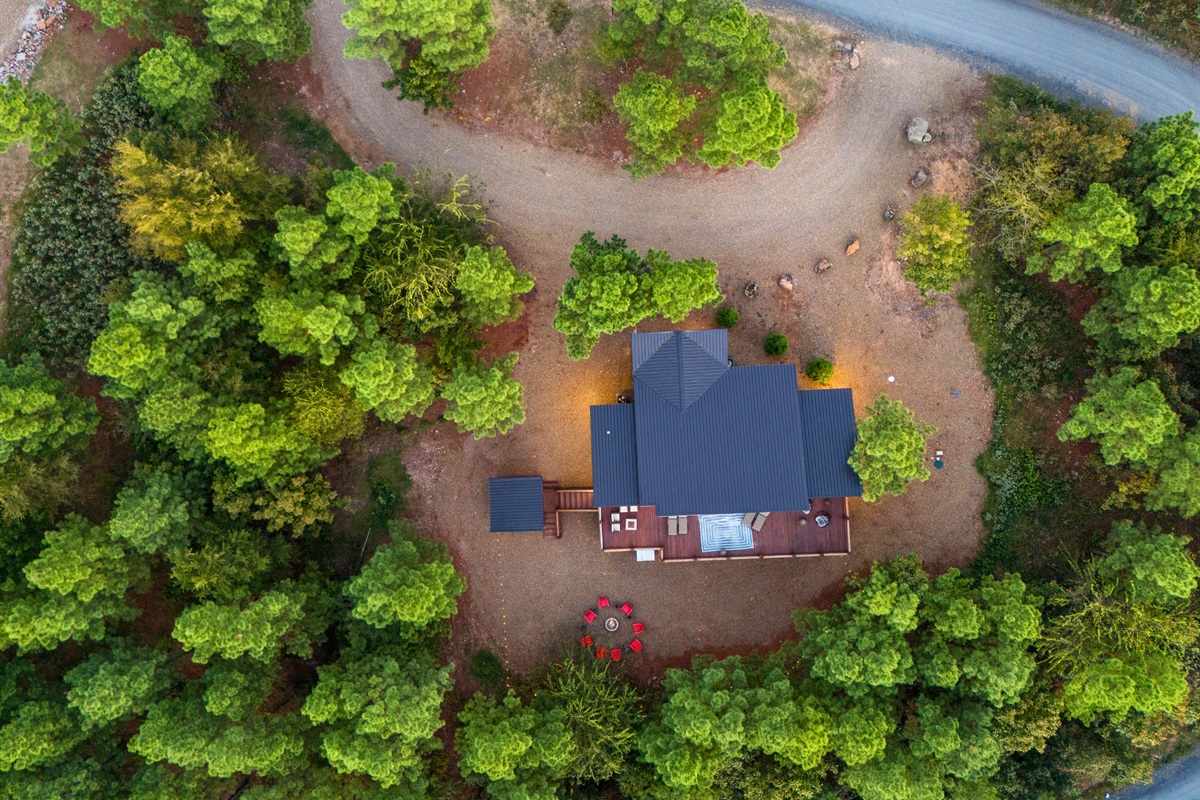 Tucked away in the trees, this cabin offers the ultimate private retreat with all the modern comforts you need.