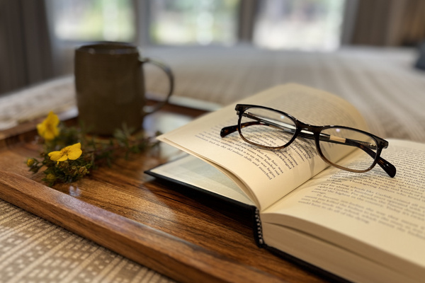 A quiet place to curl up with a book and enjoy the calm