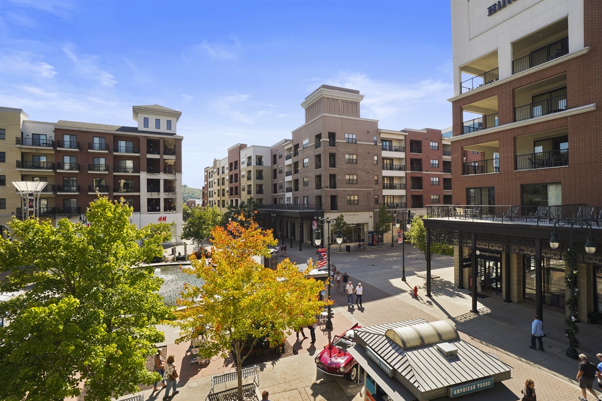 Enjoy easy access to Branson Landing — only 5 minutes from your cozy cabin