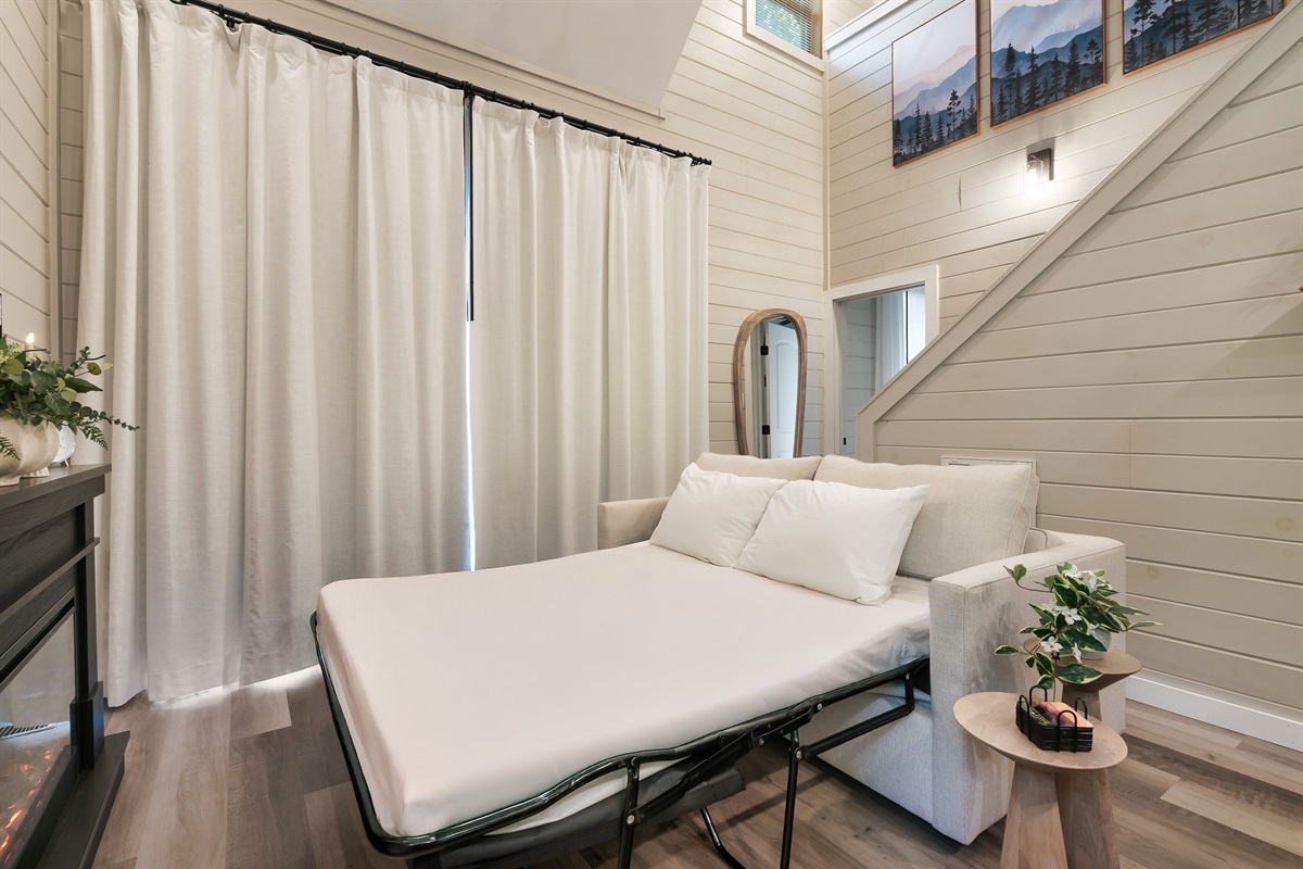 Sofa folds out to a bed!
