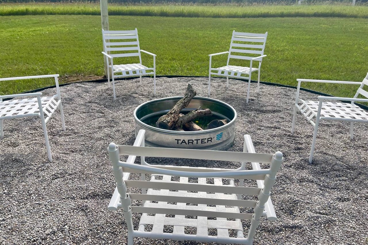 Fire Pit at property available for our guests.