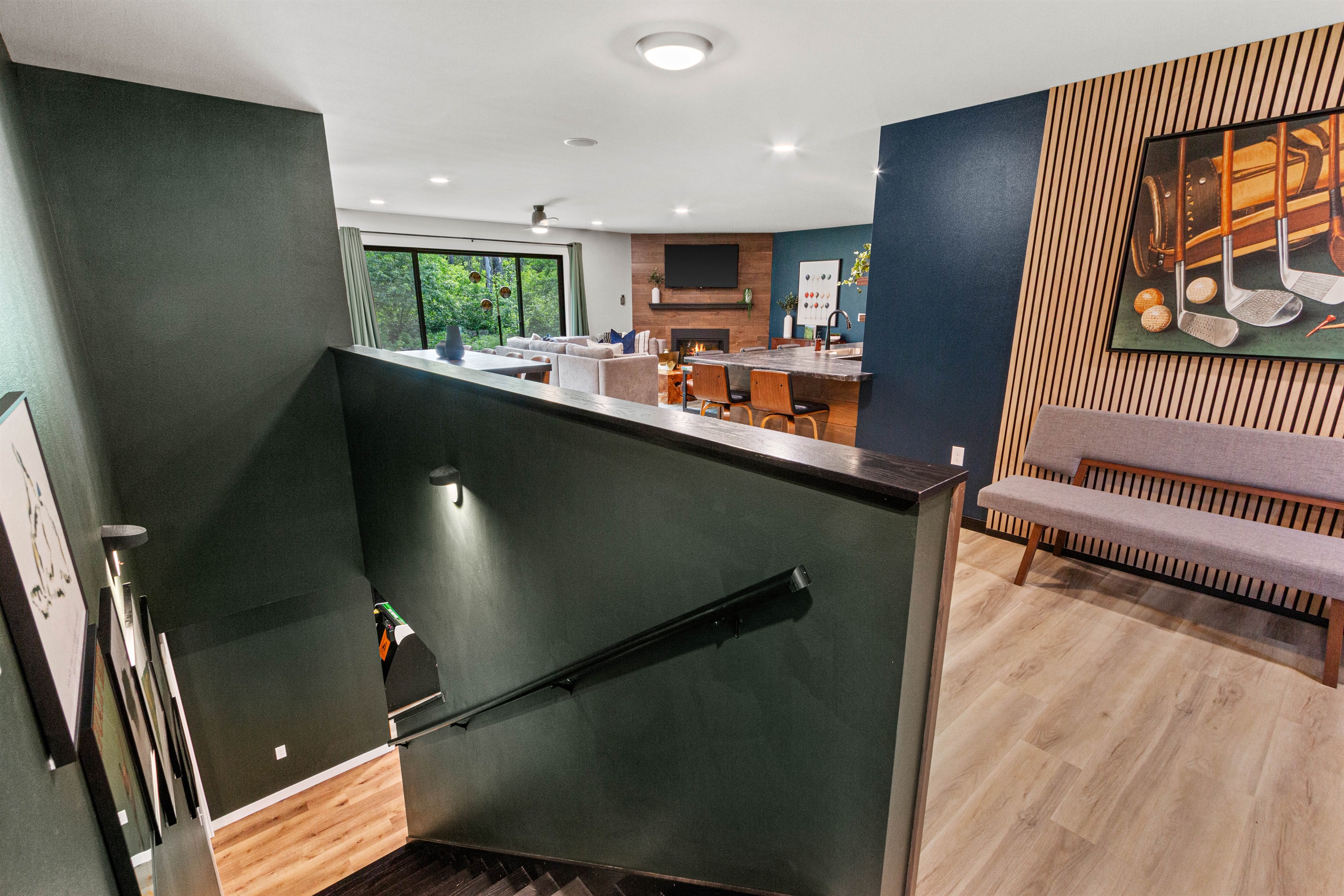 Entryway and stairs