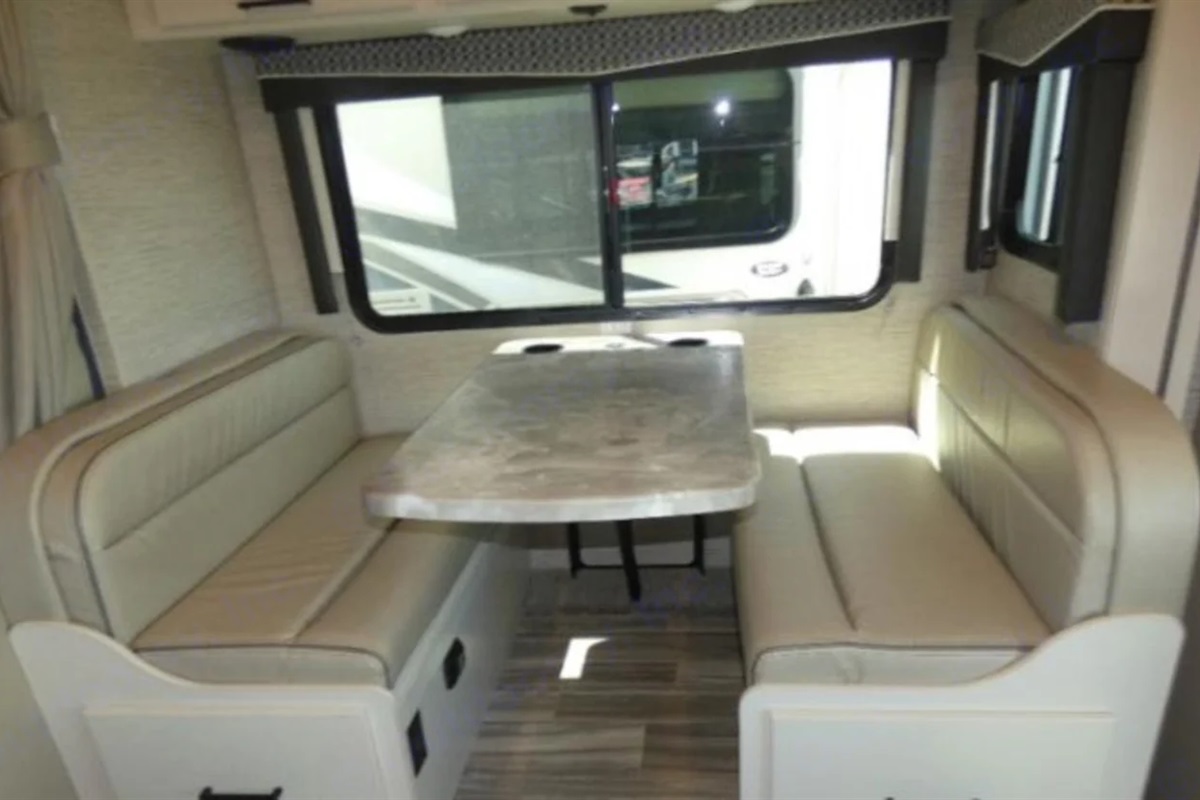 Dinette that converts to bed