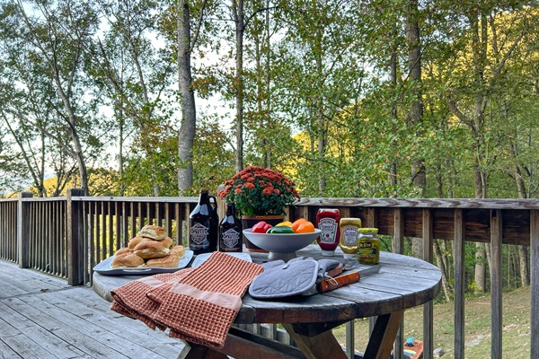 We've got everything you need to relax and enjoy the quite seclusion.