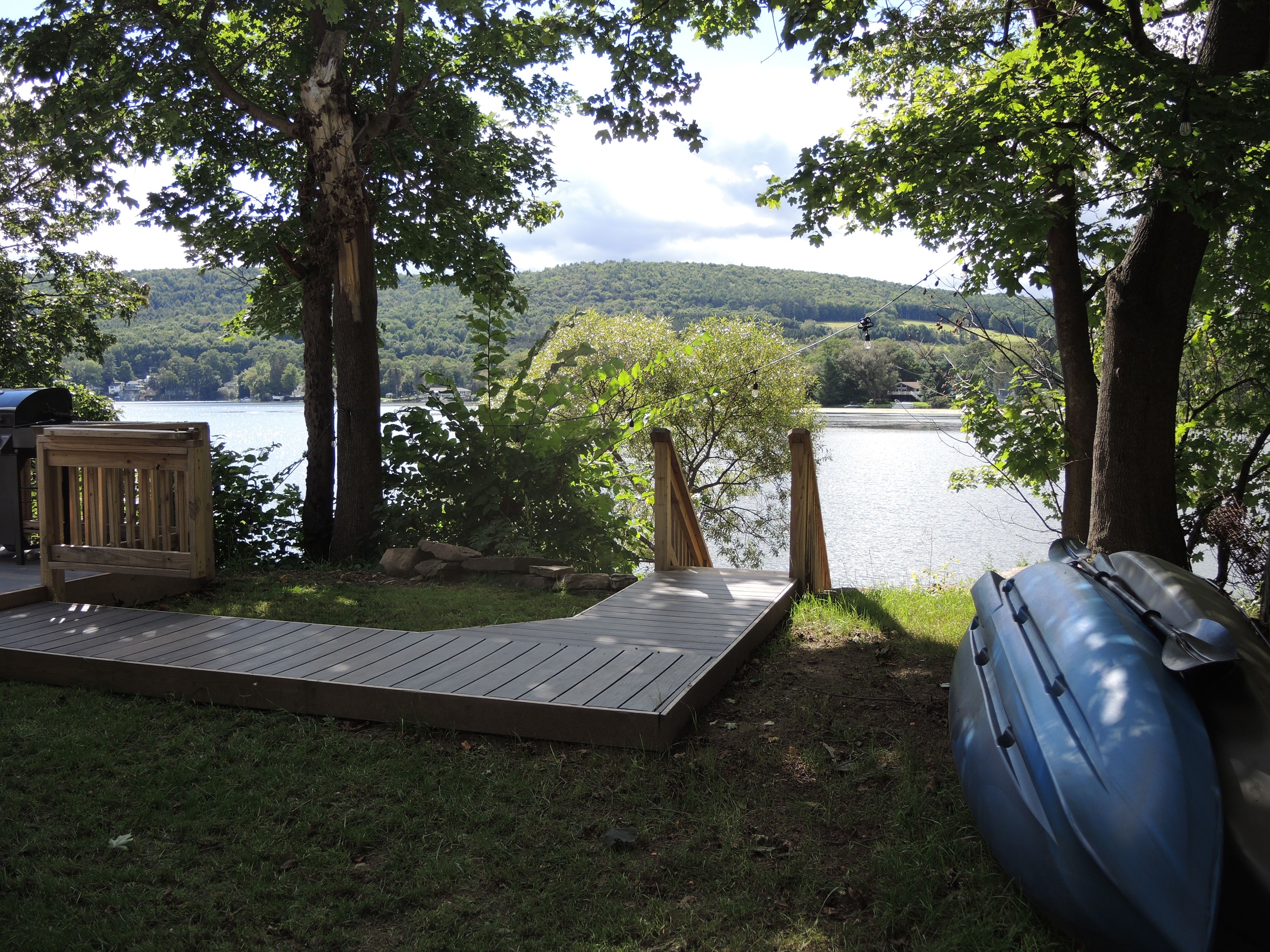 path and stairs to waterfront
